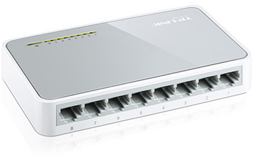 Коммутатор TP-LINK TL-SF1008D 8x10/100 Мбит/сек, неуправляемый