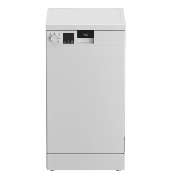 Посудомоечная машина BEKO DVS050R01W узкая, белый